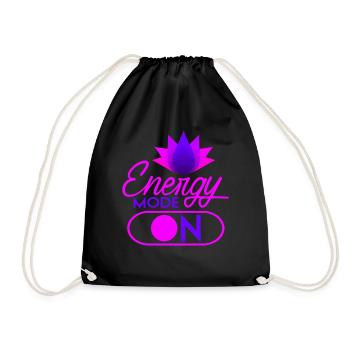 Chakra Guérison Holistique Mains Guérisseur Énergétique Reiki - Sac de sport léger - noir - Devant