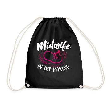 Infirmière Sage-femme Accoucheuse Étudiante - Sac de sport léger - noir - Devant