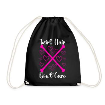 Majorette Gymnastics Majorettes Baton Twirling - Drawstring Bag - black - Front
