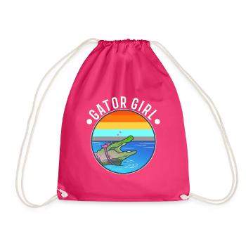 Gator Girl - Turnbeutel - Fuchsia - Vorne
