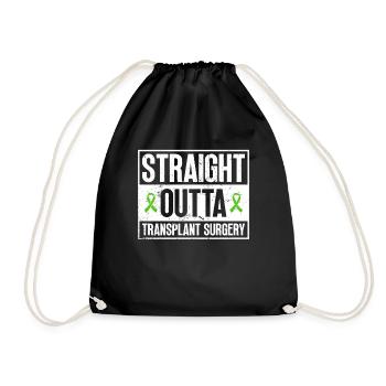 Organ Donor Organ Transplant Organ Donation - Drawstring Bag - black - Front