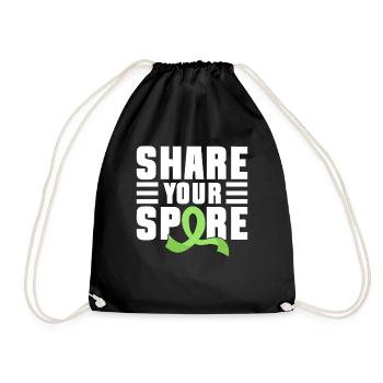 Organ Donor Organ Transplant Organ Donation - Drawstring Bag - black - Front