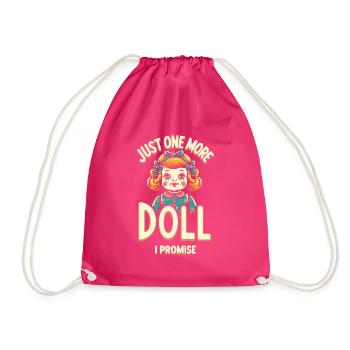 Poupées amateurs collectionneurs de porcelaine antique - Sac de sport léger - fuchsia - Devant