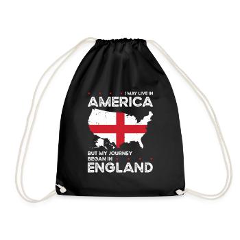 Lieu de naissance : Anglais, Angleterre, Américain, États-Unis - Sac de sport léger - noir - Devant