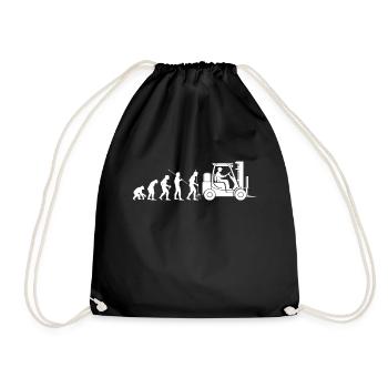 Forklift Driver Warehouse Manager Warehouse Manager Occupation - Drawstring Bag - black - Front