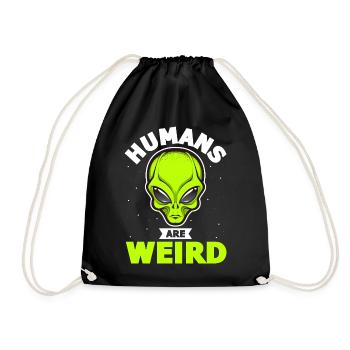 Alien, OVNI, UAP, Espace, Objet volant de l’espace - Sac de sport léger - noir - Devant