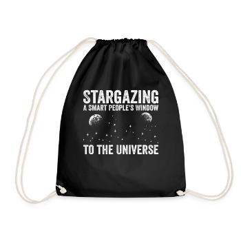 Stargazing A Smart People's Window Astrophysics As - Turnbeutel - Schwarz - Vorne