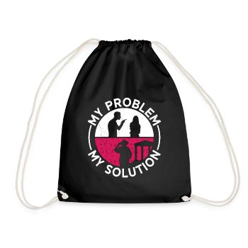 Archaeologist My Problem My Pictogram Mom Geology - Turnbeutel - Schwarz - Vorne
