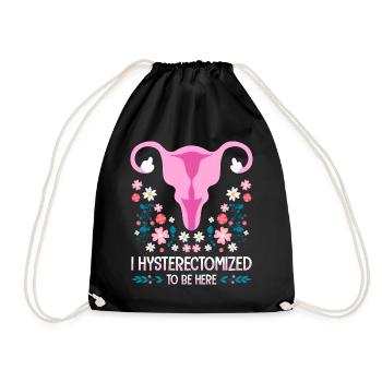 Endométriose Santé des femmes Gynécologique - Sac de sport léger - noir - Devant