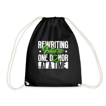 Organ Donor Organ Transplant Organ Donation - Drawstring Bag - black - Front