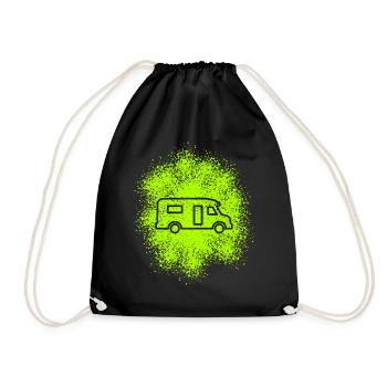 Aire de vie semi-intégrée pour camping-car - Sac de sport léger - noir - Devant