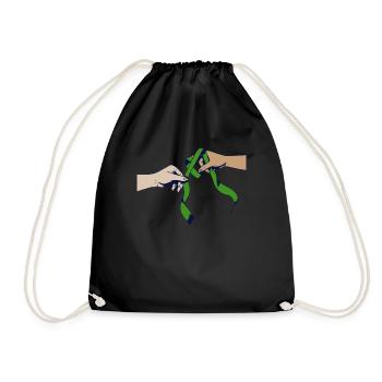 Organ Donor Organ Transplant Organ Donation - Drawstring Bag - black - Front