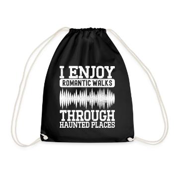 Paranormal Investigator Ghost Hunting - Drawstring Bag - black - Front