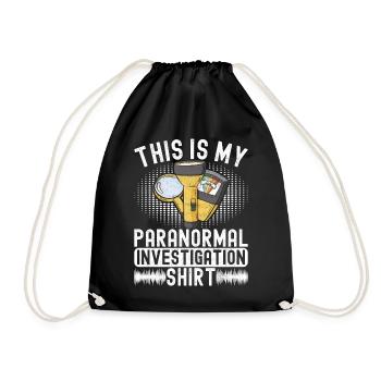 Enquêteur paranormal Chasse aux fantômes - Sac de sport léger - noir - Devant