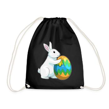 Nettoyage de Pâques Bunny - Sac de sport léger - noir - Devant