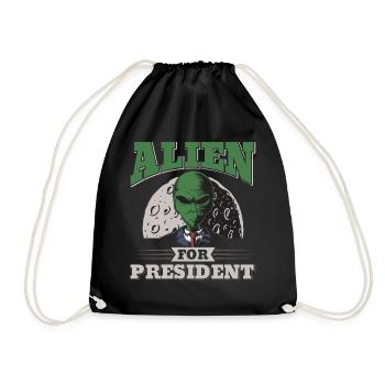 Alien, OVNI, UAP, Espace, Objet volant de l’espace - Sac de sport léger - noir - Devant