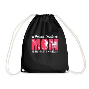 Chasseur de trésors Maman L’idole La détection de métaux - Sac de sport léger - noir - Devant