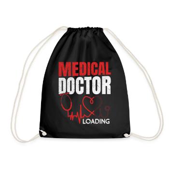 Medicine Student Medicine Doctor - Medical Doctor - Turnbeutel - Schwarz - Vorne