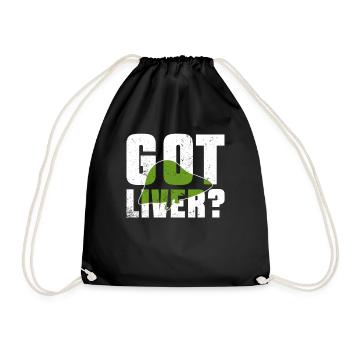 Greffe d’organe hépatique d’un donneur d’organes - Sac de sport léger - noir - Devant