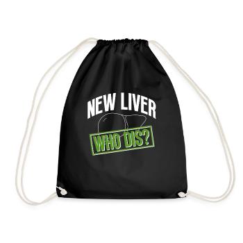 Greffe d’organe hépatique d’un donneur d’organes - Sac de sport léger - noir - Devant