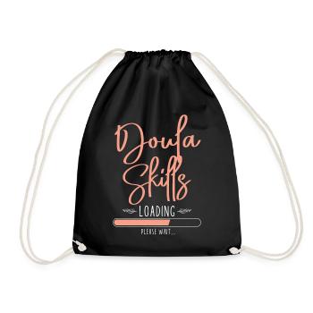 Doula Travailleuse à la naissance Doula étudiante - Sac de sport léger - noir - Devant