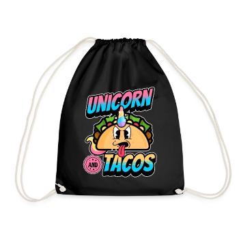 Taco - Turnbeutel - Schwarz - Vorne