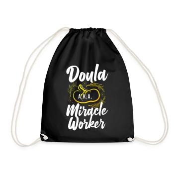 Doula accoucheuse Doula A.K.A. - Sac de sport léger - noir - Devant