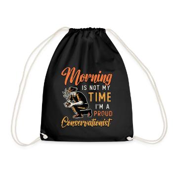 Le Matin, écologiste n’est pas mon écologiste - Sac de sport léger - noir - Devant