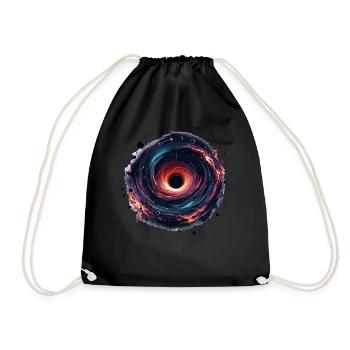 Astrophysics Enthusiast Astronomy Science Space - Drawstring Bag - black - Front