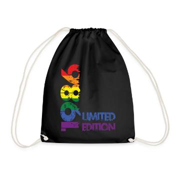 Limited Edition 1986 - Drawstring Bag - black - Front