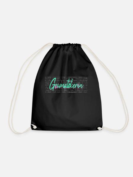Vermessungstechniker Abschluss-Geschenk - Turnbeutel - Schwarz