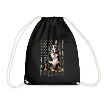 bernese mountain dog - Turnbeutel - Schwarz - Vorne