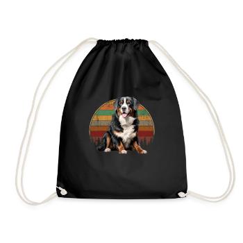 bernese mountain dog - Turnbeutel - Schwarz - Vorne