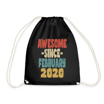 Génial février 2020 - Sac de sport léger - noir - Devant