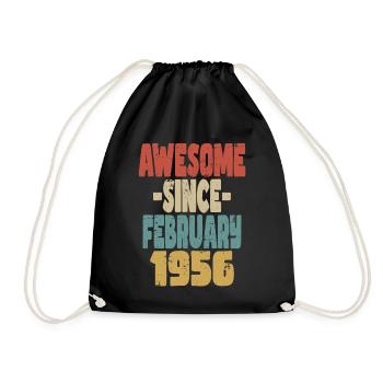 Génial Février 1956 - Sac de sport léger - noir - Devant
