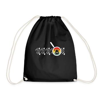 Chef Culinary Art Cooking Baking Meals - Drawstring Bag - black - Front