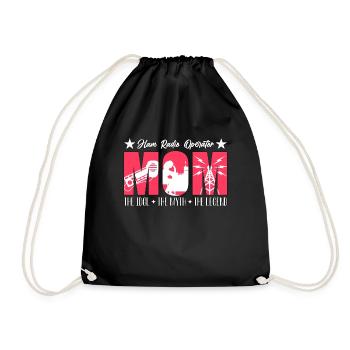 Ham Radio Operator Mom The Idol The Radio Operator - Turnbeutel - Schwarz - Vorne