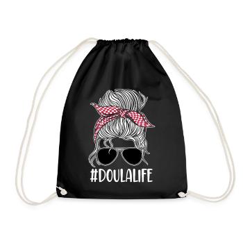 Doula Birth Worker Sunglasses - Turnbeutel - Schwarz - Vorne