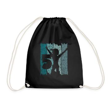 5e anniversaire Joyeux anniversaire Félicitations - Sac de sport léger - noir - Devant