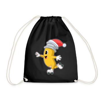 Patins à roulettes de Noël Pencil - Sac de sport léger - noir - Devant