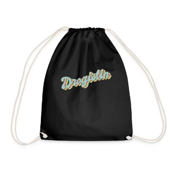 Apotheker Abschluss-Geschenk Drogistin - Turnbeutel - Schwarz - Vorne