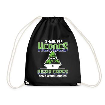 Tous les héros ne portent pas de capes - Ethical Hacker - Sac de sport léger - noir - Devant