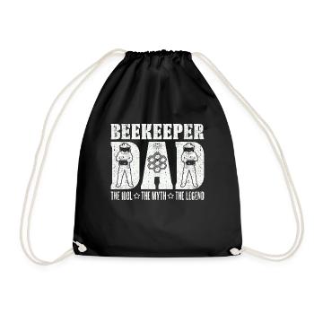 Beekeeper Dad The Idol The Myth The Apiculturist - Drawstring Bag - black - Front