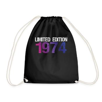 50e anniversaire édition limitée 1974 vintage - Sac de sport léger - noir - Devant