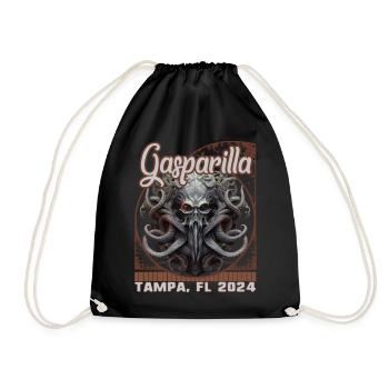Gasparilla 2024 Kraken Helm Tampa FL - Sac de sport léger - noir - Devant