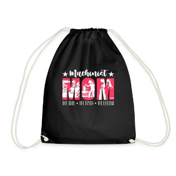 Maman machiniste L’idole Le mythe Opérateur de machine - Sac de sport léger - noir - Devant