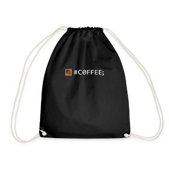 #COFFEE ; Développeur logiciel Ingénieur logiciel - Sac de sport léger - noir - Devant
