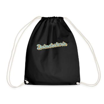 Übersetzer Abschluss-Geschenk Dolmetscherin - Turnbeutel - Schwarz - Vorne