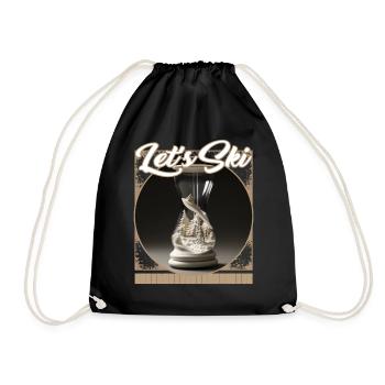 Let’s Ski Hourglass Hill Descentes Frost fugace - Sac de sport léger - noir - Devant