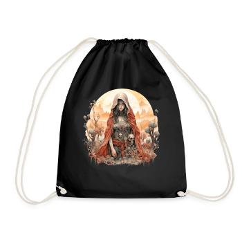 Boho Witch Occult Boho Desert Aestehtic Gothic Wit - Turnbeutel - Schwarz - Vorne